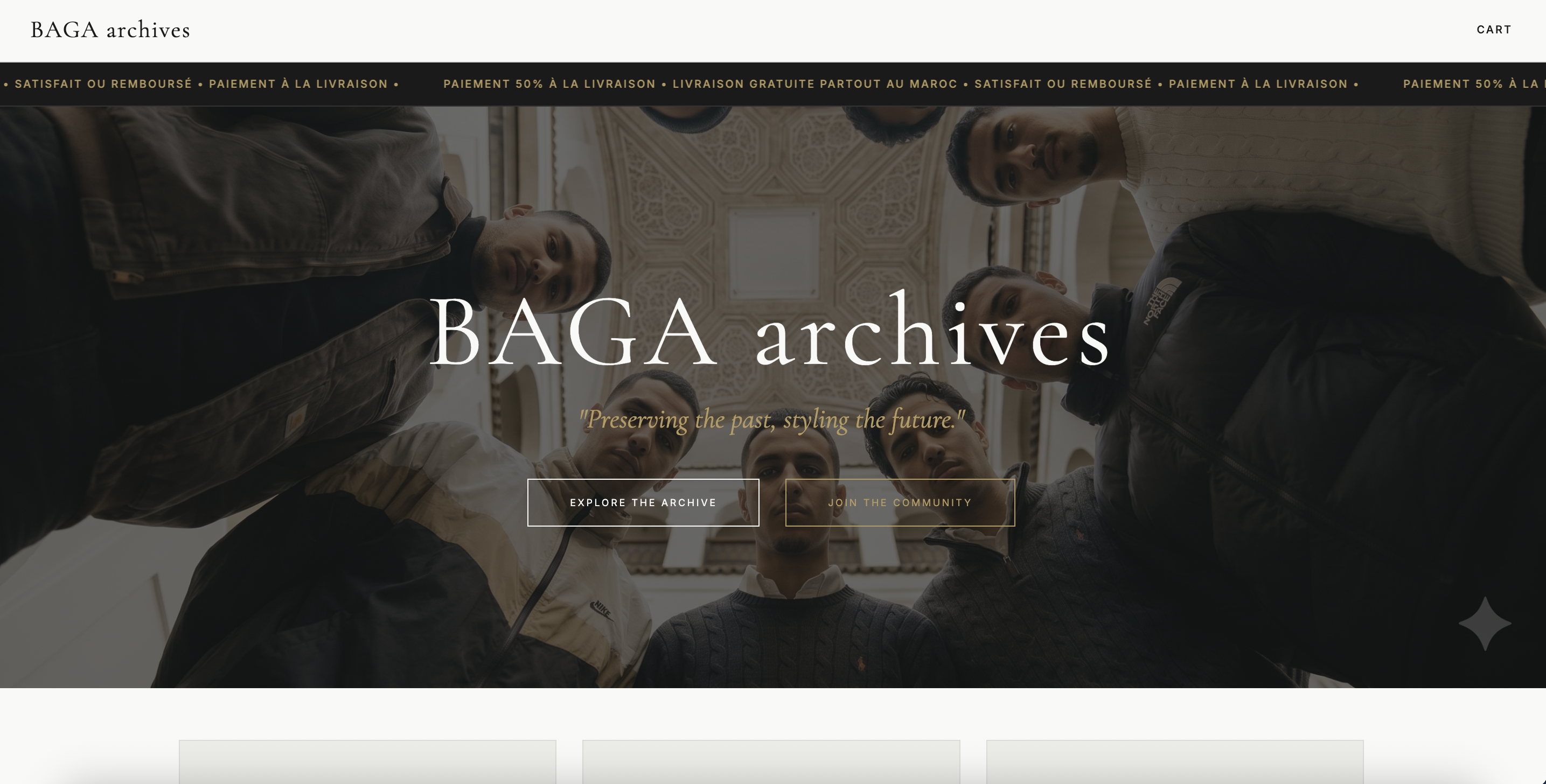 Baga Archive E-commerce