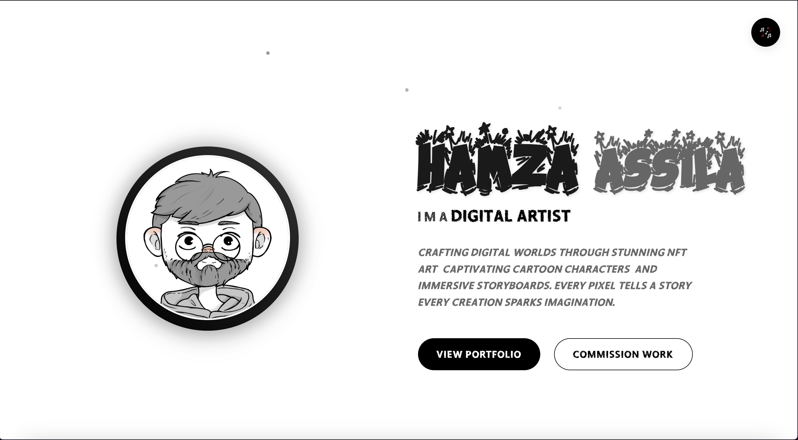 Animated Digital Artist Portfolio